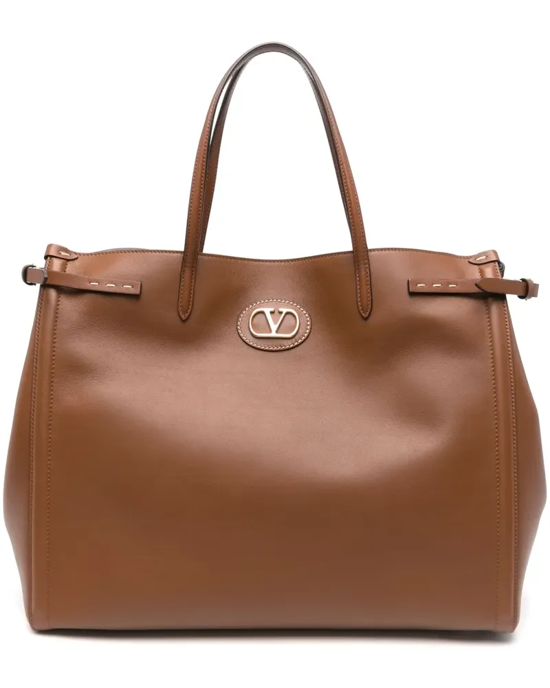 Valentino Garavani Mittelgroße Antibes Tote Bag - Braun Braun