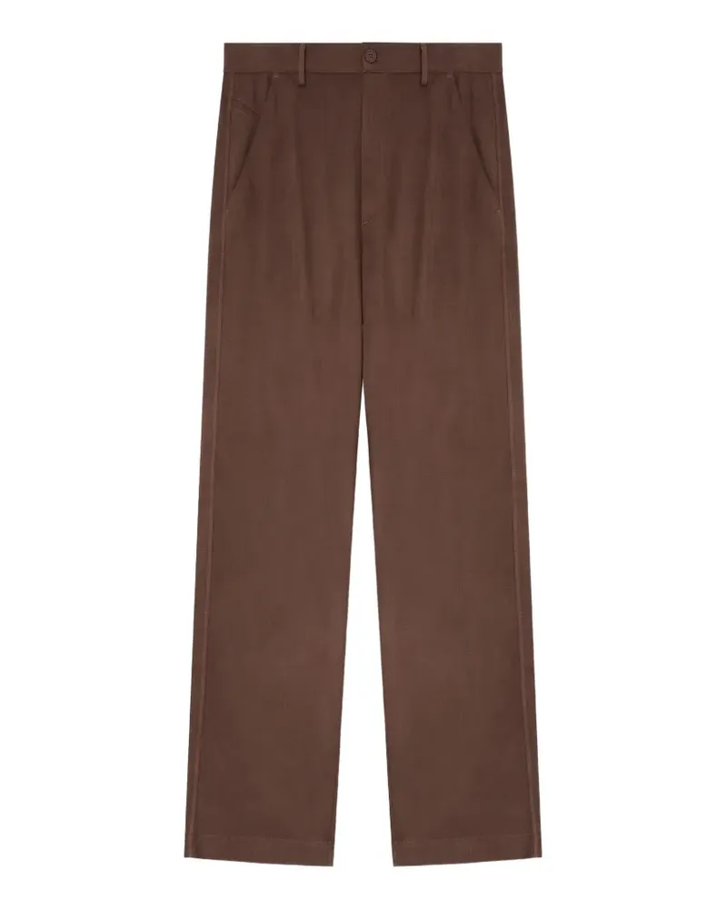 Diesel chino pants in light-stretch wool - Braun Braun