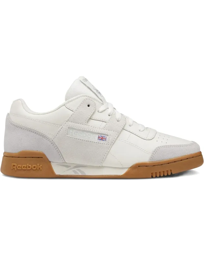 Reebok Workout Plus Sneakers mit Wildledereinsätzen - Weiß Weiß