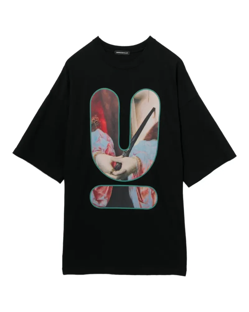 Undercover T-Shirt mit grafischem Print - Schwarz Schwarz