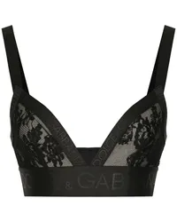 Dolce & Gabbana Triangel-BH aus Spitze Schwarz