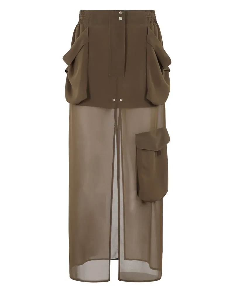 Pinko Rock im Layering-Look - Grün Grün
