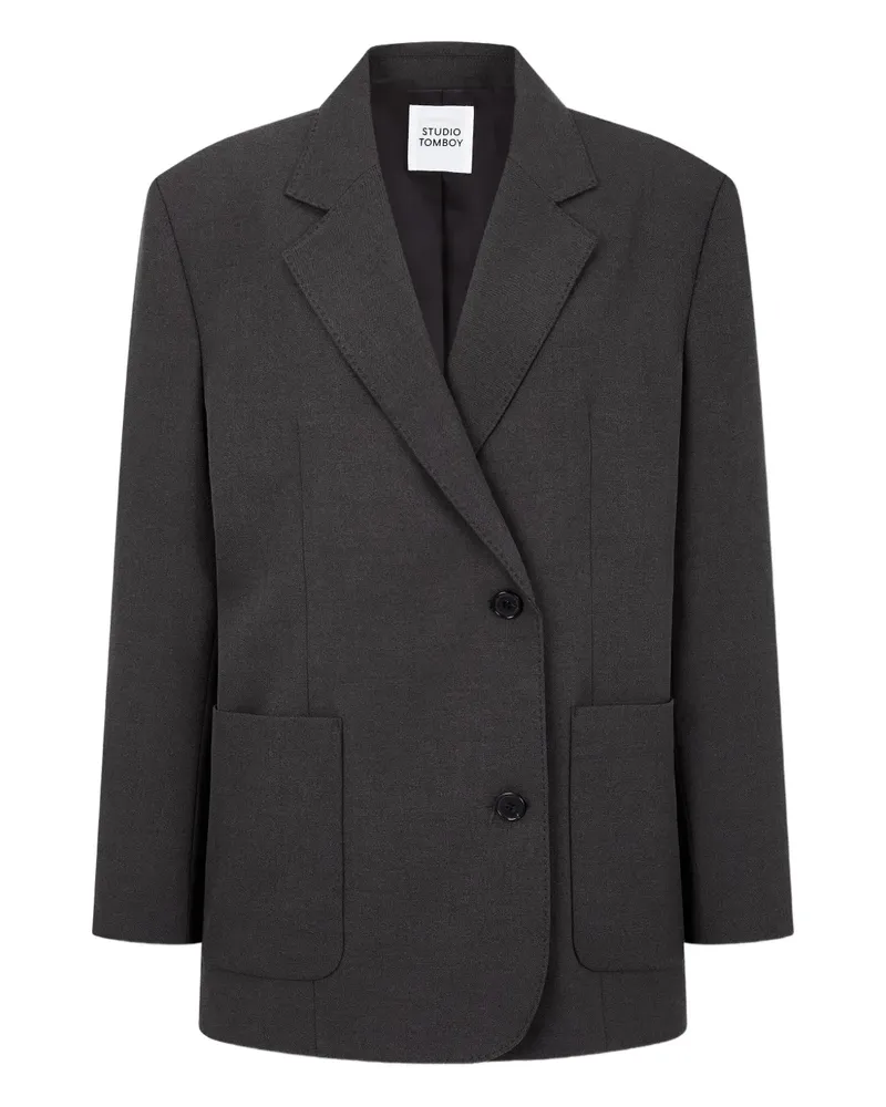 STUDIO TOMBOY patch-pocket notched-lapel jacket - Grau Grau