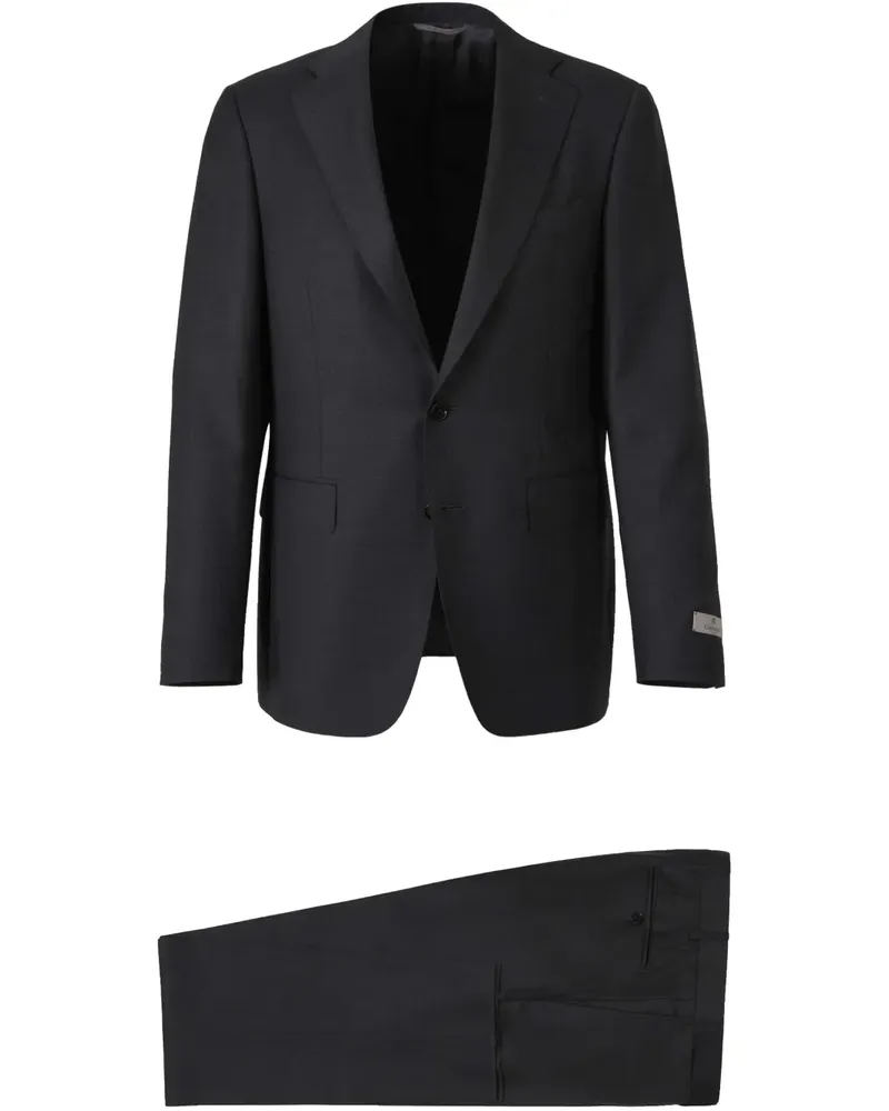 Canali Einreihiger Anzug - Schwarz Schwarz