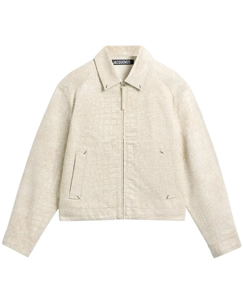 Jacquemus De-Nîmes Jacke aus Canvas - Nude Nude