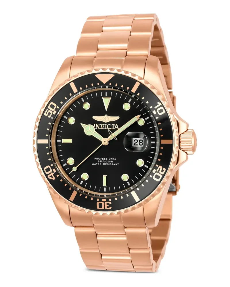 Invicta Pro Diver Armbanduhr 43mm - Schwarz Schwarz