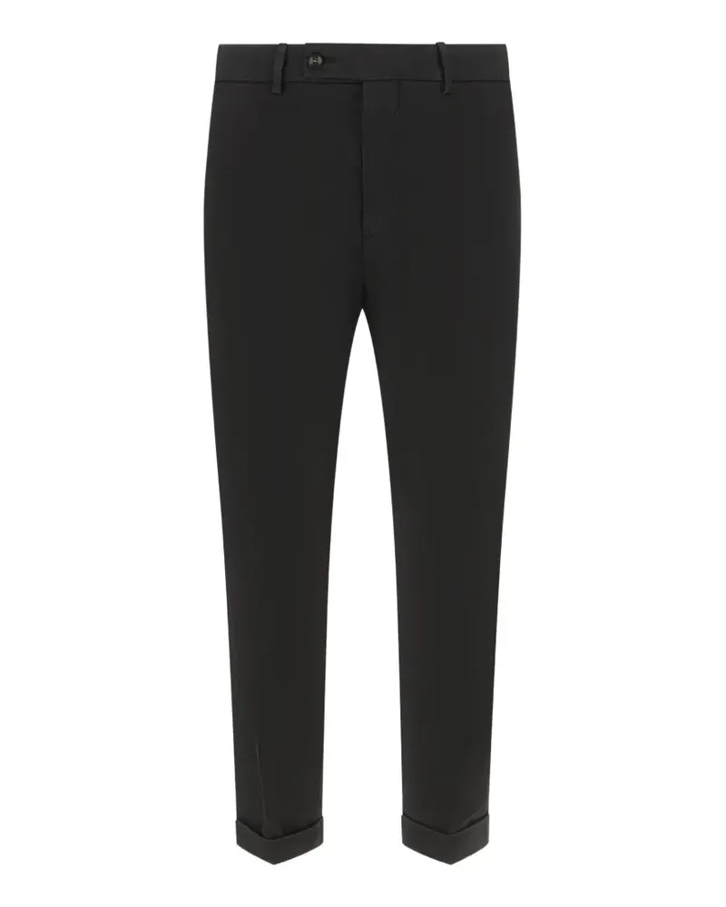 Numero 00 turn-up cuff trousers - Schwarz Schwarz