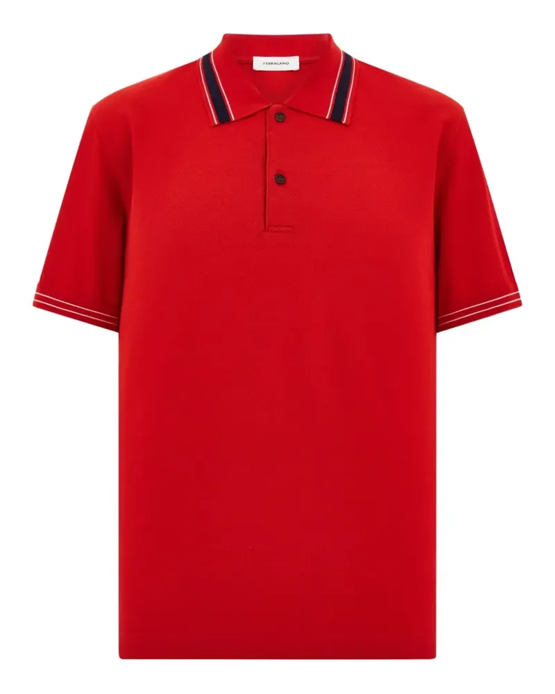 Ferragamo short-sleeves polo shirt - Rot Rot