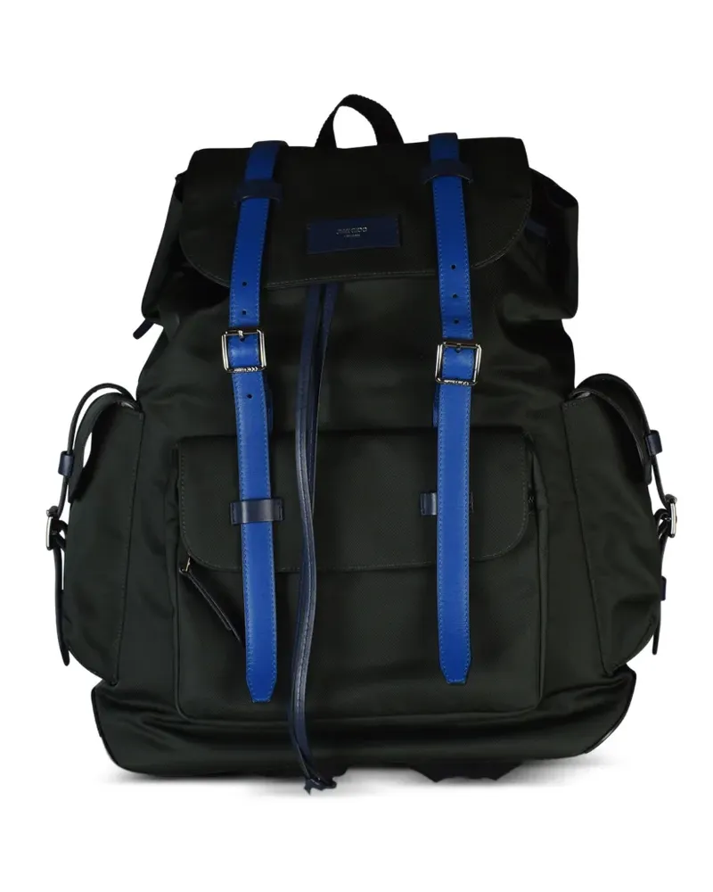 Jimmy Choo Wixon Rucksack mit Logo - Grün Grün