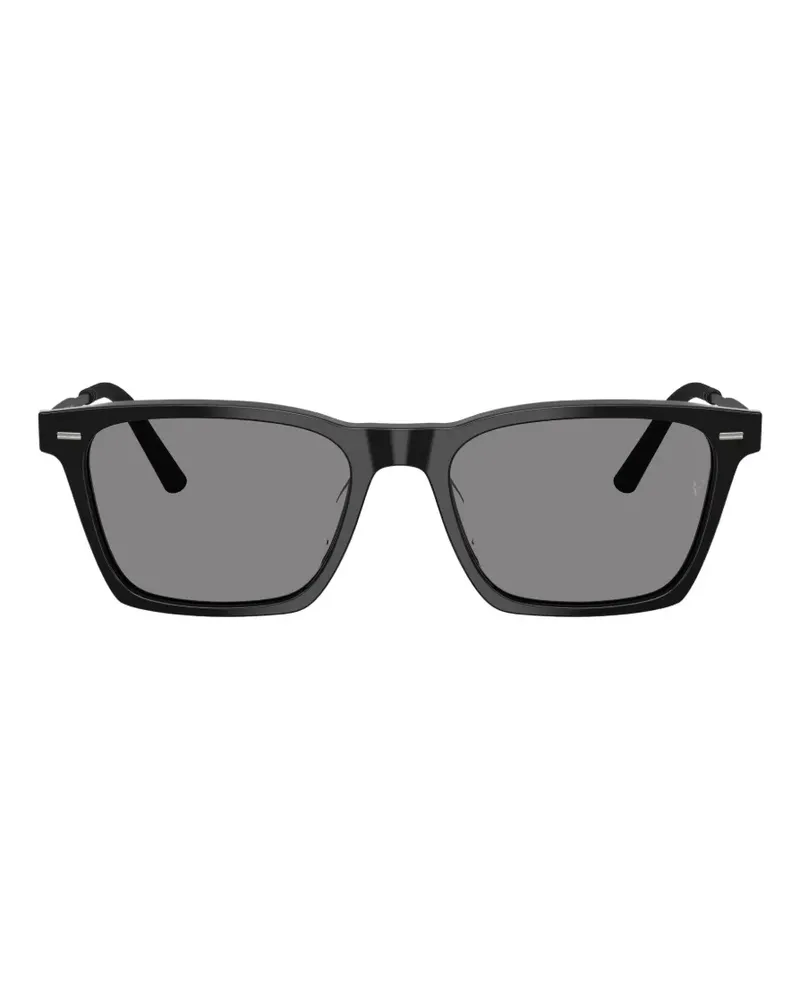 Oliver Peoples rectangle-frame sunglasses - Schwarz Schwarz