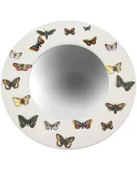 Fornasetti Spiegel mit Schmetterling-Motiven Weiß