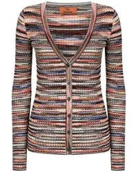 Missoni Gestreifter Cardigan Orange