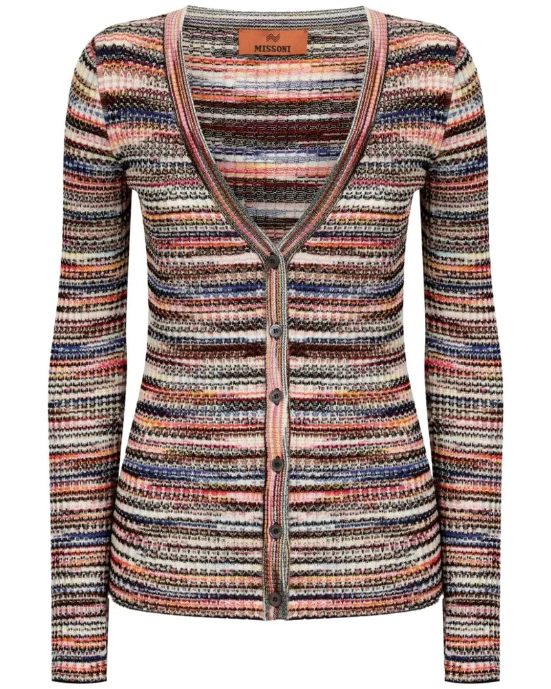 Missoni Gestreifter Cardigan - Orange Orange