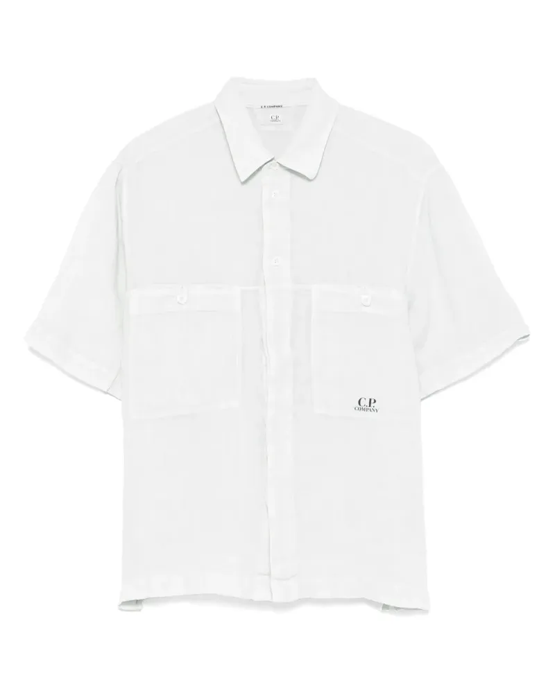 C.P. Company Hemd aus Leinen - Blau Blau