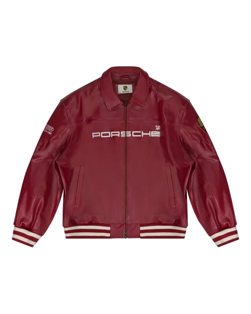 Aimé Leon Dore x Porsche 993 Turbo leather jacket - Rot Rot