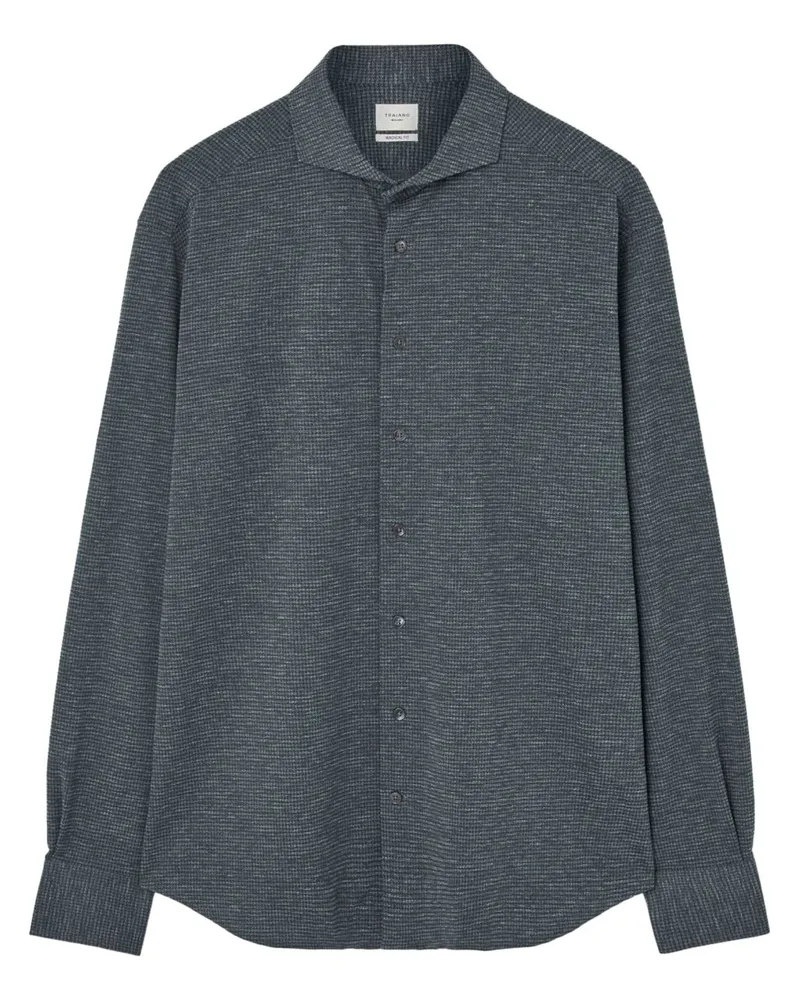 Traiano Milano Klassisches Hemd - Grau Grau