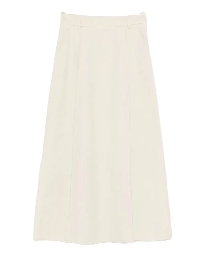 Antonelli Firenze Jack panelled A-line midi skirt - Nude Nude