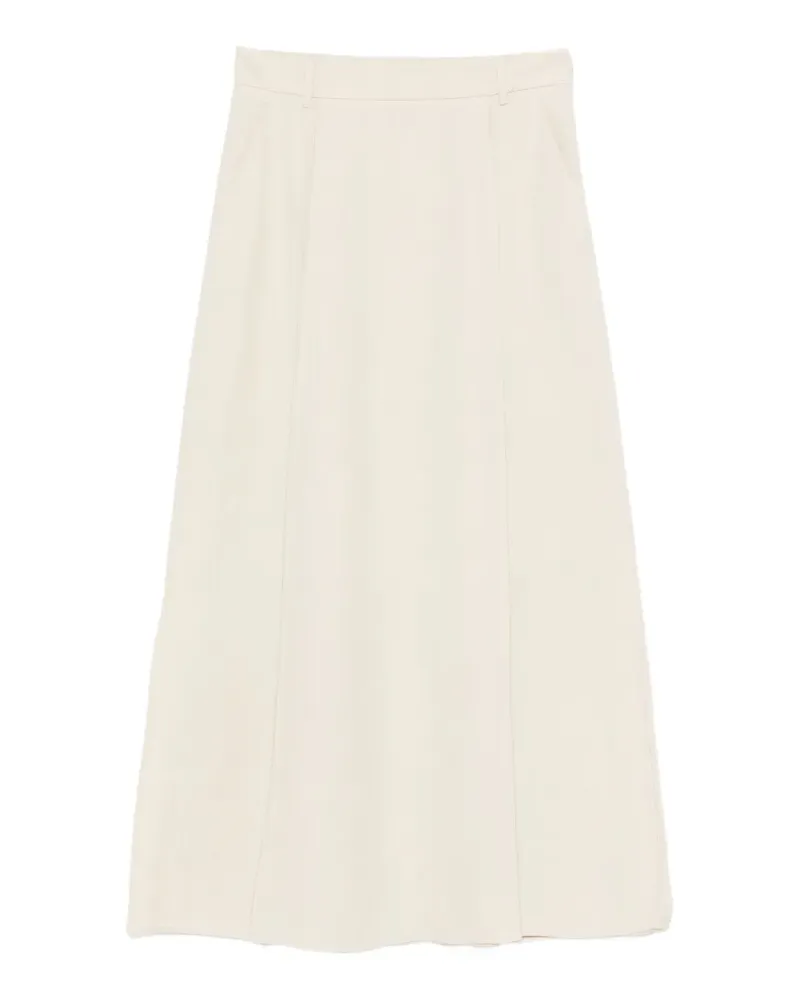 Antonelli Firenze Jack panelled A-line midi skirt - Nude Nude