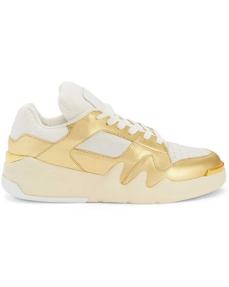 Giuseppe Zanotti Talon Sneakers im Metallic-Look - Gold Gold