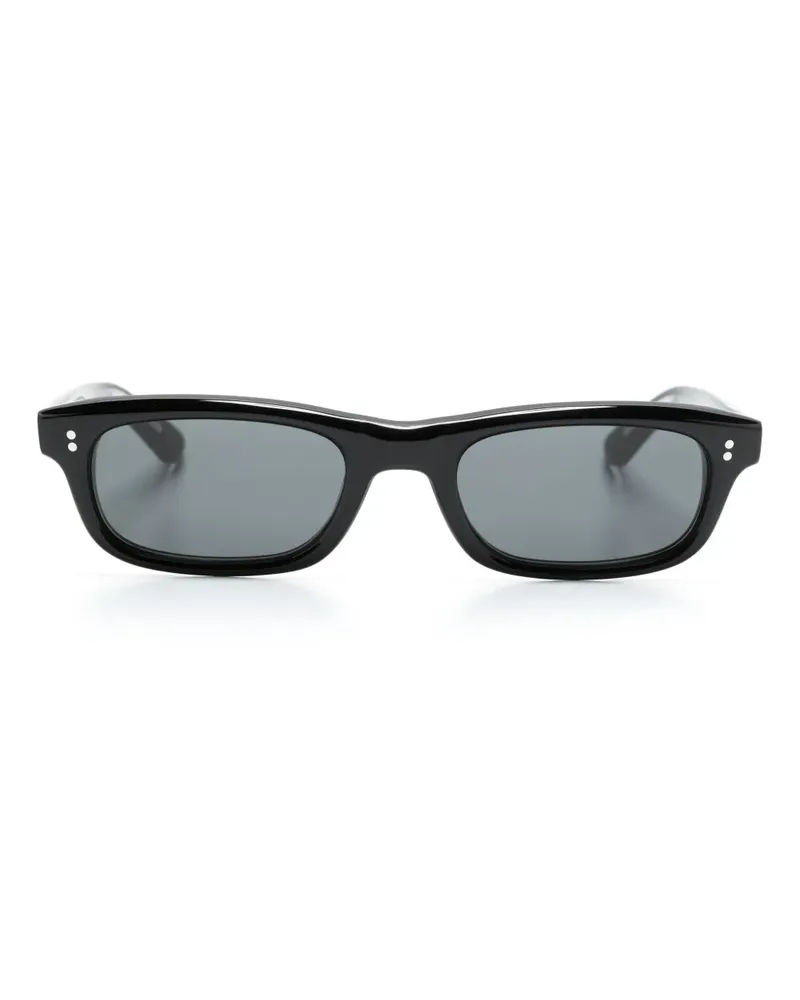 CHIMI Pin Sonnenbrille mit eckigem Gestell - Schwarz Schwarz