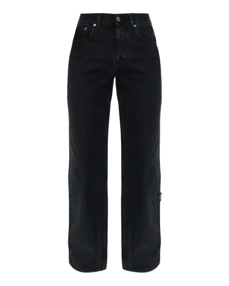 OFF-WHITE belt-loops jeans - Schwarz Schwarz