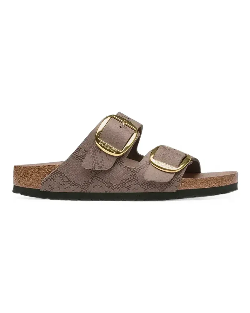 Birkenstock Arizona Sandalen mit Schlangenleder-Optik - Braun Braun