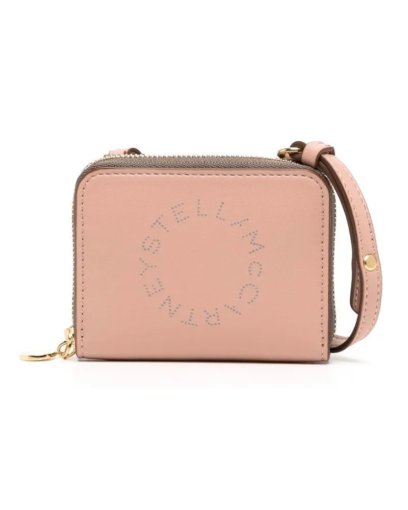 Stella McCartney Kartenetui mit Stella-Logo Rosa