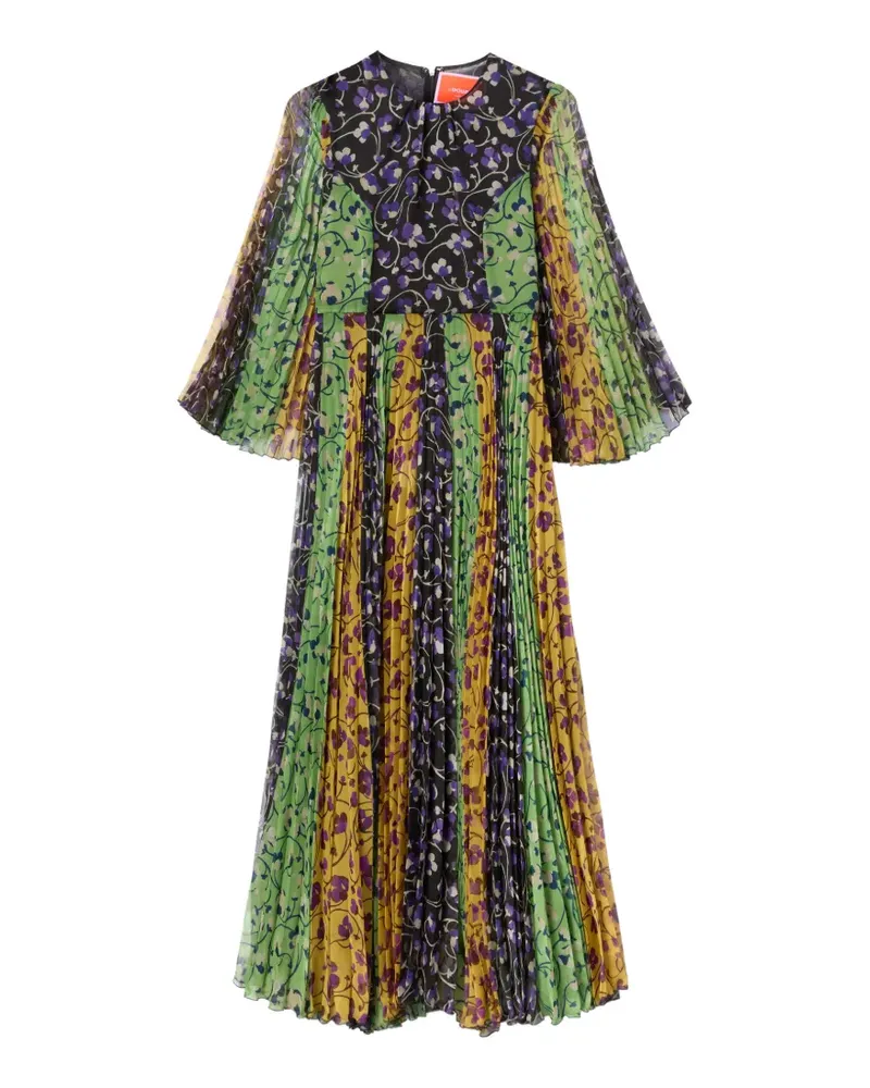 La DoubleJ Angel Maxikleid mit Blumenmuster - Grün Grün