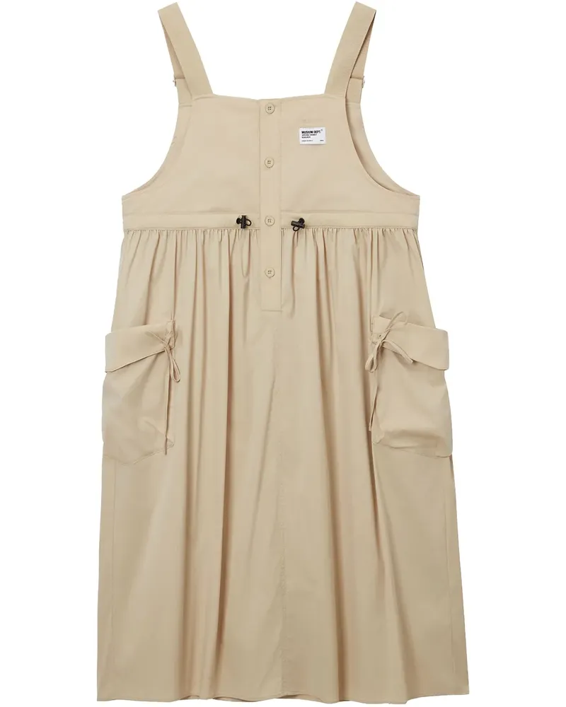 Musium Div. Kleid mit Logo - Nude Nude
