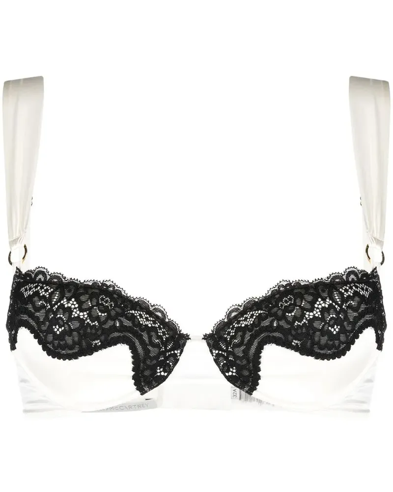 Stella McCartney Gesteppter Balconette-BH - Weiß Weiß