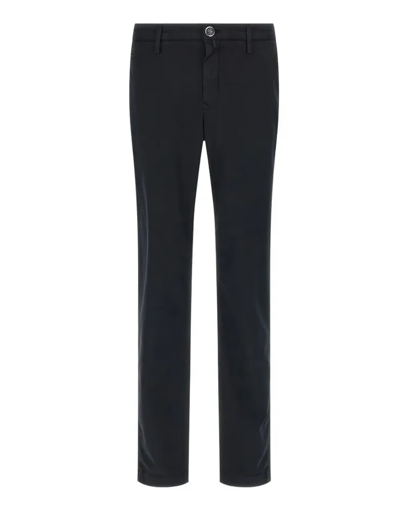Jacob Cohën Bobby logo patch trousers - Blau Blau