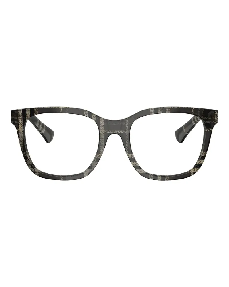 Burberry check-pattern glasses - Grau Grau