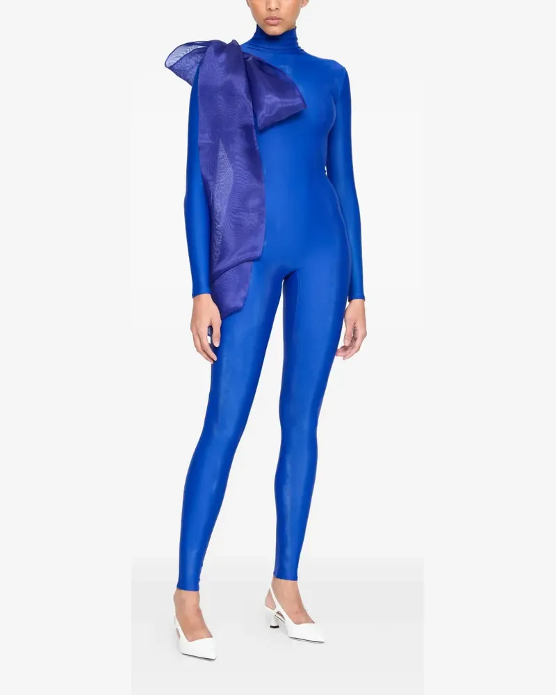 ATU Body Couture Langärmeliger Jumpsuit - Blau Blau