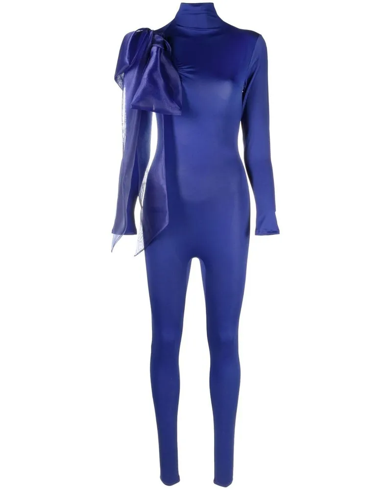 ATU Body Couture Langärmeliger Jumpsuit Blau