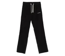 Cordhose mit Kordelzug - Schwarz