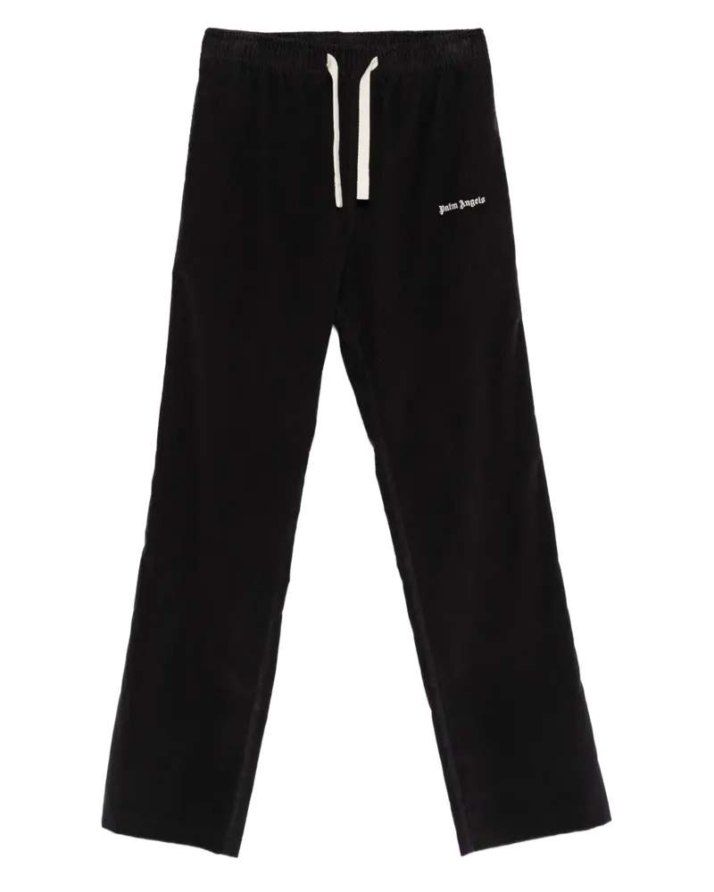 Palm Angels Cordhose mit Kordelzug - Schwarz Schwarz