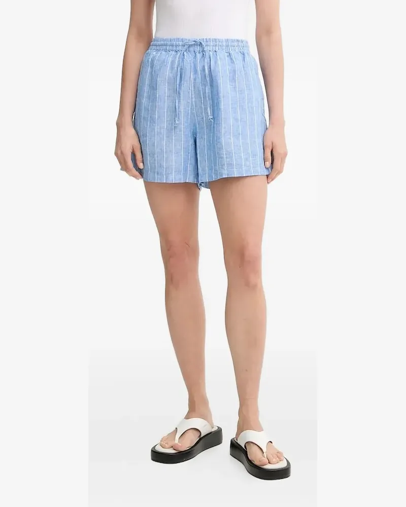 Samsøe & Samsøe Maren String Shorts mit Nadelstreifen - Blau Blau