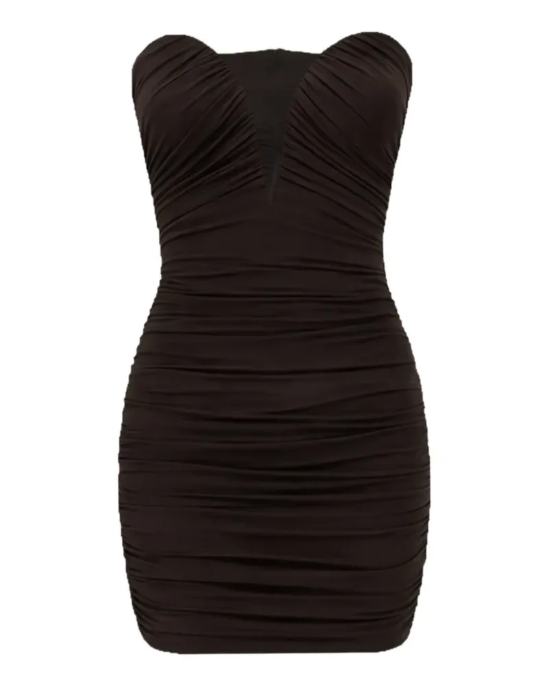 Elisabetta Franchi strapless dress - Braun Braun
