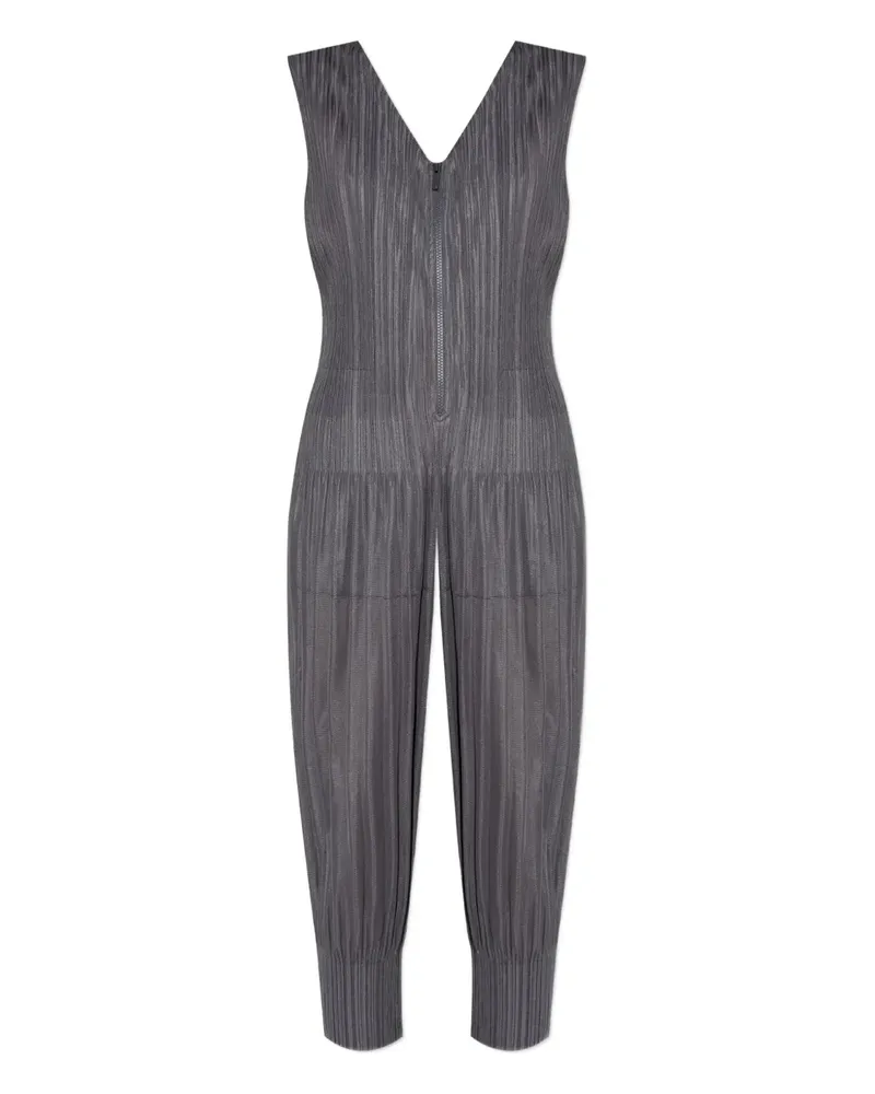 Issey Miyake Jumpsuit mit Falten - Grau Grau