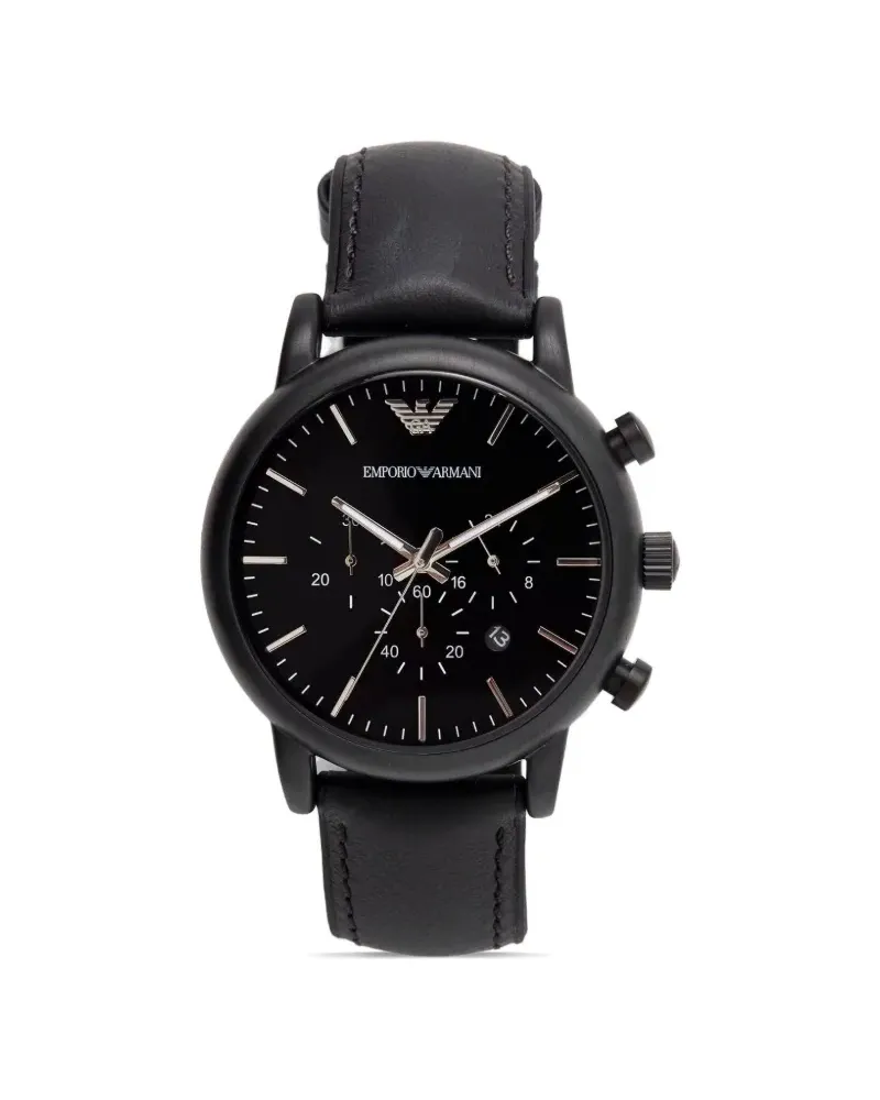 Emporio Armani Chronograph 46mm - Schwarz Schwarz