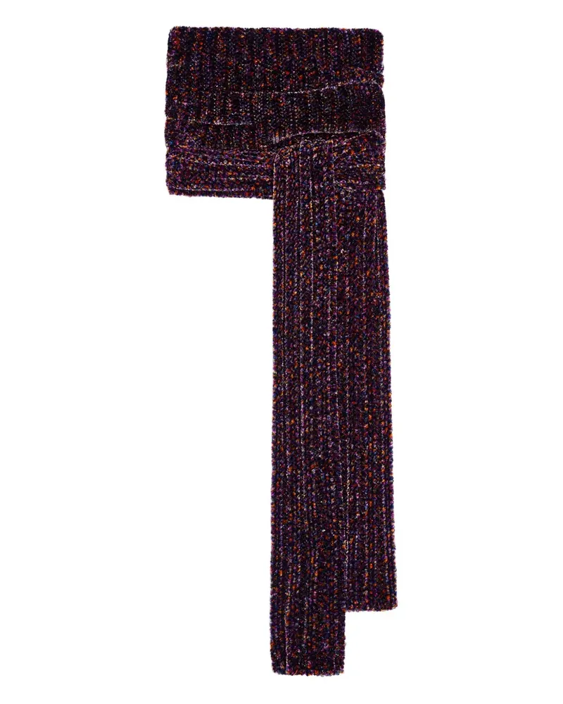 Dries van Noten Gestrickter Schal - Violett Violett