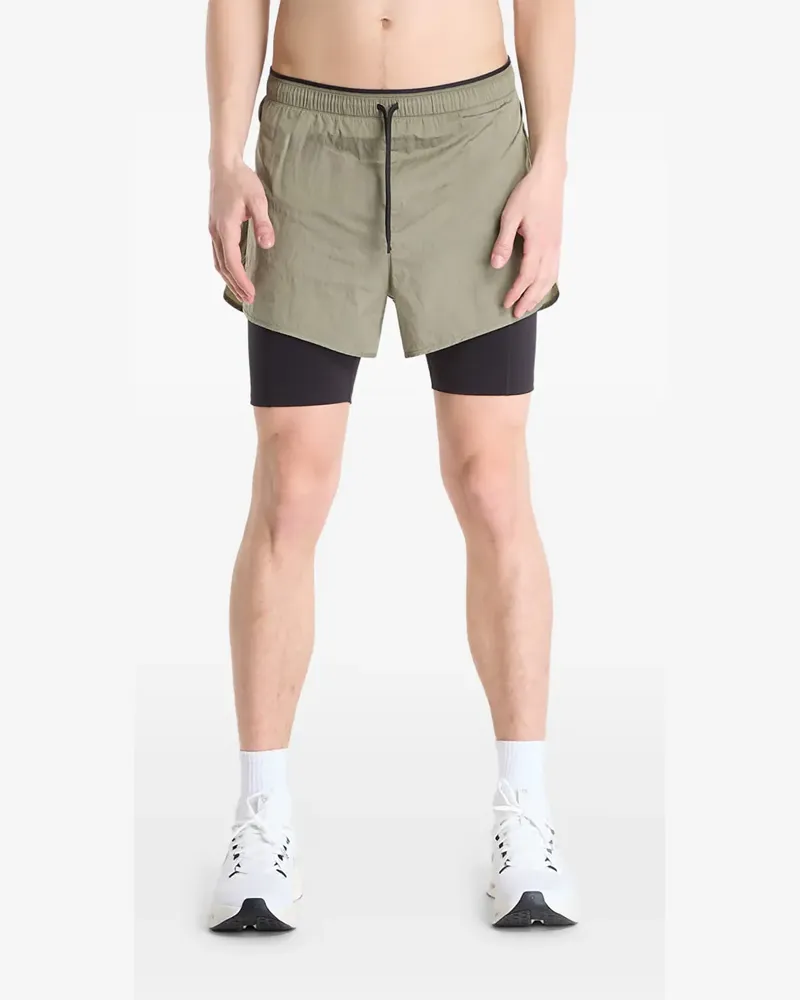 ON Performance Volt layered shorts - Grün Grün