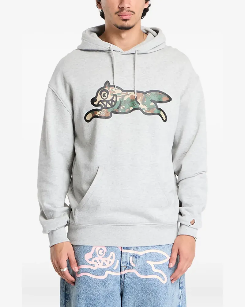 Billionaire Boys Club Running Dog Woodland Camo hoodie - Grau Grau