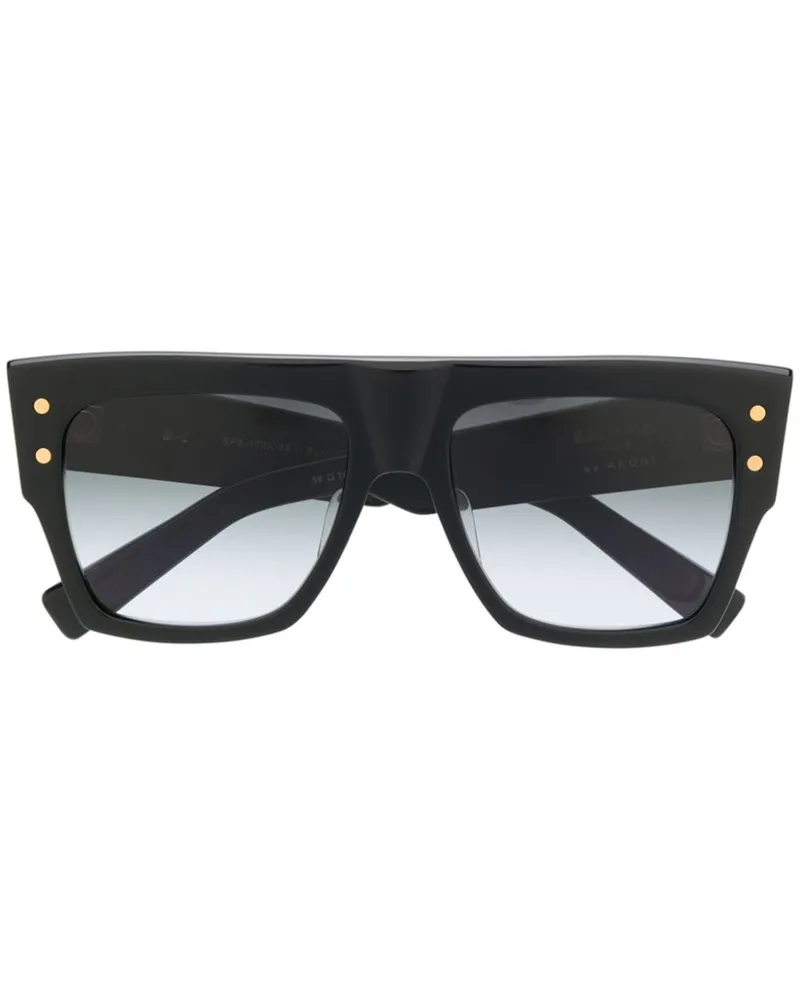Balmain Sonnenbrille mit Farbverlauf - Schwarz Schwarz
