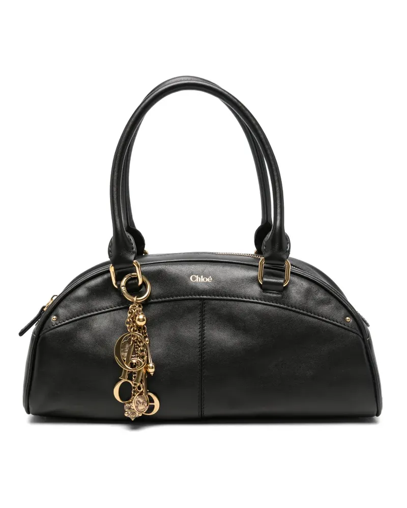 Chloé Bowlingtasche aus Leder - Schwarz Schwarz