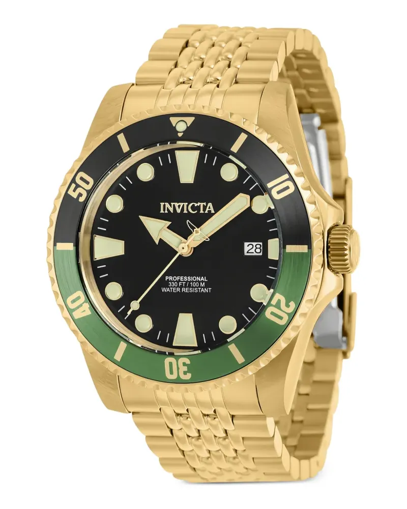 Invicta Pro Driver Armbanduhr 44mm - Schwarz Schwarz