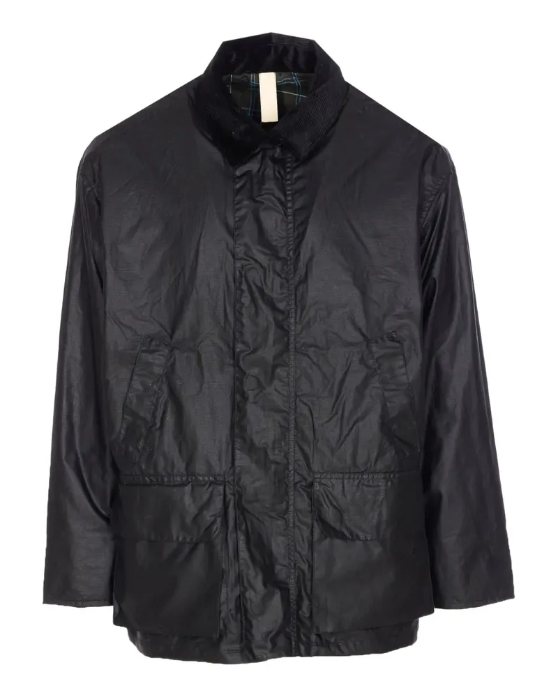 Sunflower Gewachste Ripstop-Jacke - Schwarz Schwarz