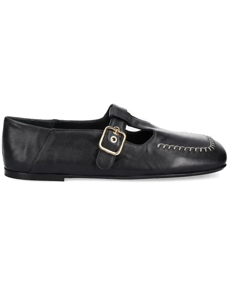 Attilio Giusti Leombruni Ceramic Schuhe mit Schnallen - Schwarz Schwarz