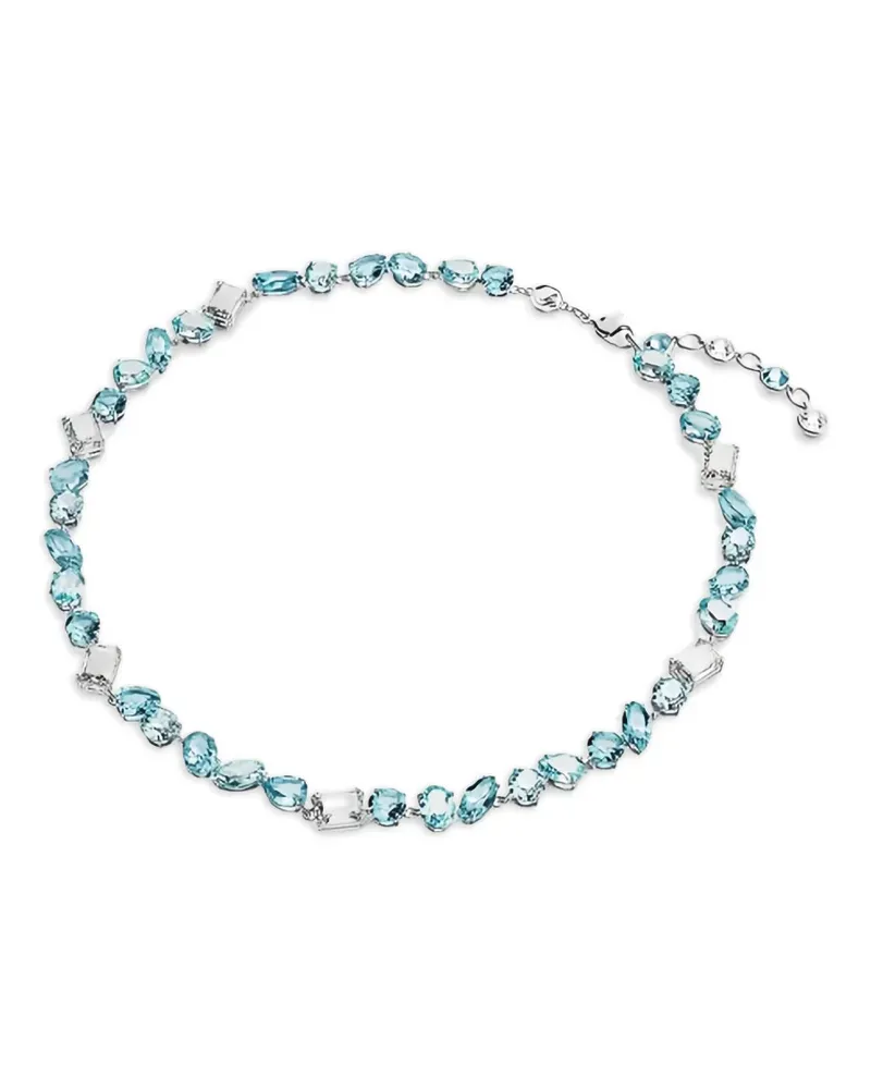 Swarovski Halskette mit Kristallen - Silber Silber