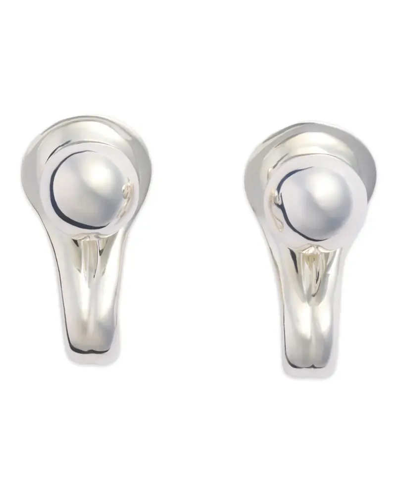 Patou Asymmetrische Ohrstecker - Silber Silber